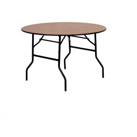 שולחן עץ מתקפל עגול קוטר 160 ס