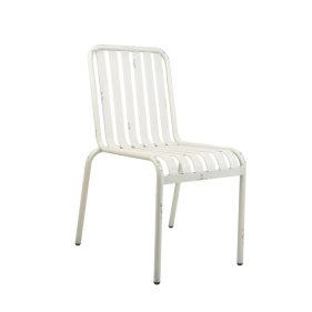 כסא קייפטאון צבע לבן בלי ידיות