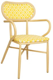 כסא המבורג צהוב